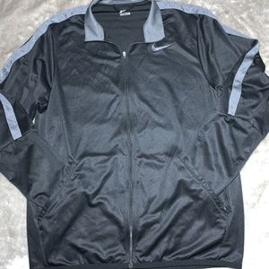 Nike Lightweight Jacket Full Zip Swoosh Size Large